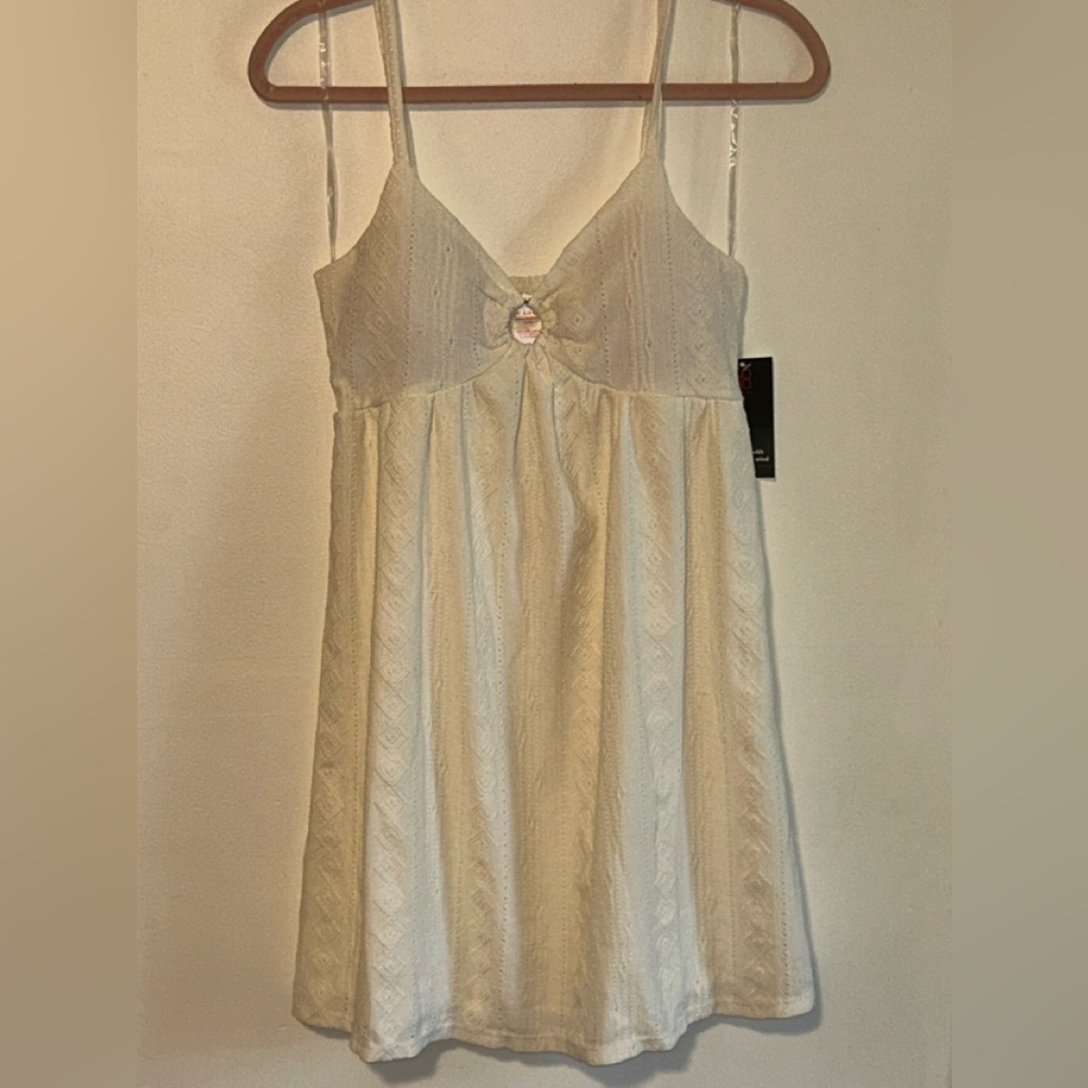 No Boundaries Cream Lace Chemise, NWT!